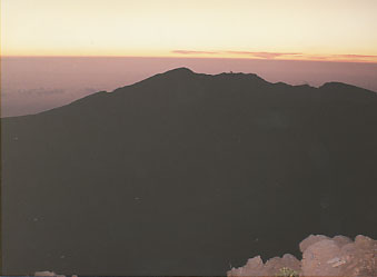 on top of haleakala...