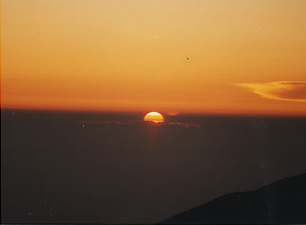 on top of haleakala...