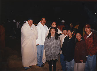 waiting for the sunset on top of haleakala...