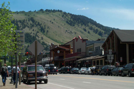 jackson hole downtown...