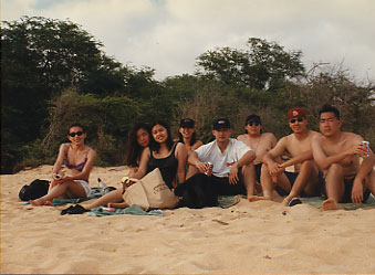 hanging out on the beach...