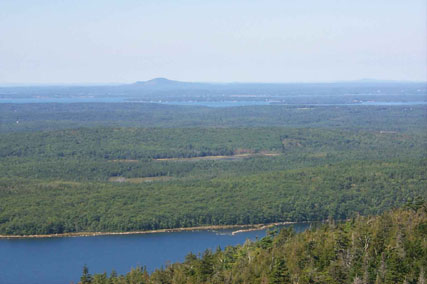 looking out over maine...