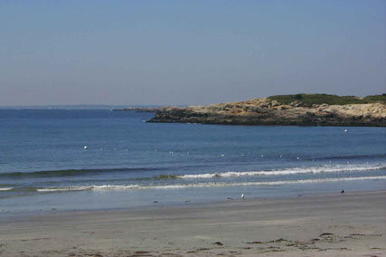 looking out off the beaches of newport, rhode island...