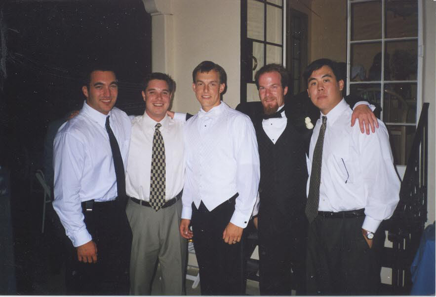 the guys at scott's wedding...